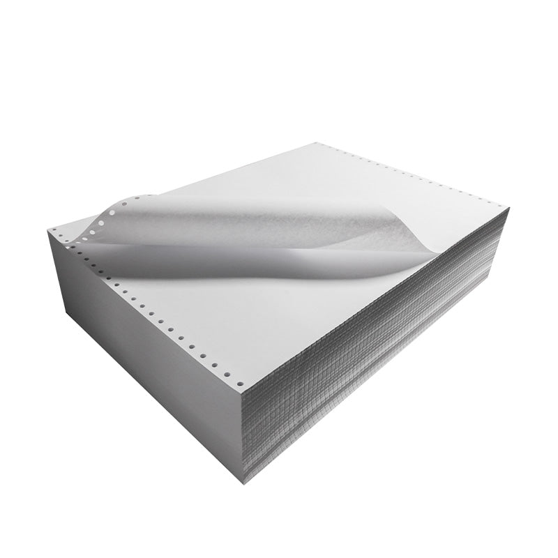 Bentu Continuous Paper, 11 4/5" x 11", 13.5 lbs., White, 1000 Sheets/Carton