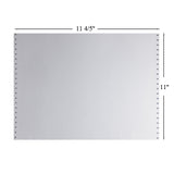 Bentu Continuous Paper, 11 4/5" x 11", 10 lbs., White-Red, 1000 Sheets/Carton