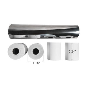 Bentu One-Ply Thermal Cash Register/Point of Sale Roll, 2.24" x 1.18", 54 lbs, White, 30 meters/Roll 200 Rolls/Carton