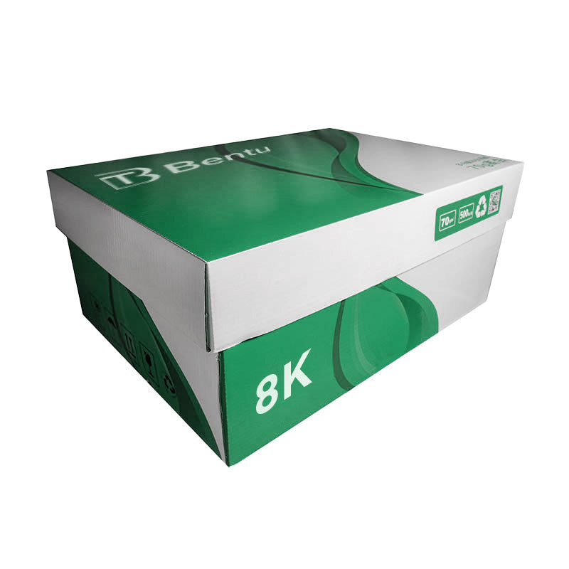 Bentu 10.6" x 15.35" (8K) Copy Paper, 34.15 lbs.,103 Brightness, 500 Sheets/Ream, 4 Reams/Carton