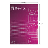 Bentu 11.69" x 16.53" (A3) Copy Paper, 46 lbs.,103 Brightness, 500 Sheets/Ream, 4 Reams/Carton